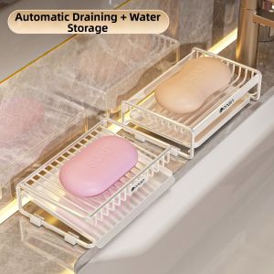 AOQILA | Water-draining Soap Storage Rack Stainless Steel
