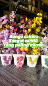 Decor Art - Bunga Hias Meja Artificial Sakura Dekorasi Ruangan Home Plants Berkualitas - IP 1