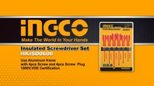 Obeng Listrik Isolator 6pcs Set INGCO HKISD0608 Insulated Screwdriver