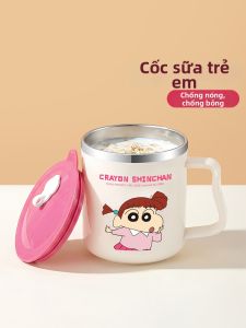YOULUNMEI | Cốc Uống Cho Bé Chất Liệu Thép Không Gỉ An Toàn Thực Phẩm