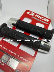Paketan Hemat Handgrip RCB Ori plus Jalu stang model PCX universal semua motor grip motor RCB Ori plus Jalu setang model PCX untuk semua motor beat beat deluxe nmax nmax new mio mio soul mio sporty scoopy aerox new vespa r15 r25 ninja
