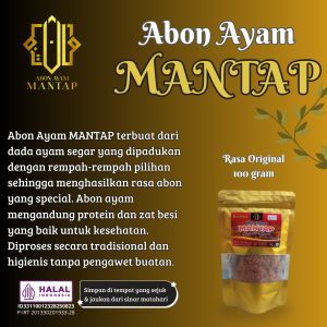 Abon Ayam Mantap Original Premium 100 Gram
