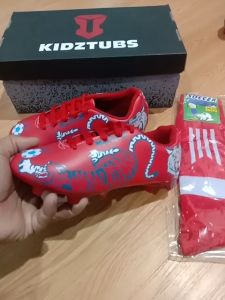 KIDZTUBS Paket Komplit Sepatu Bola Anak Usia 6-10 Tahun