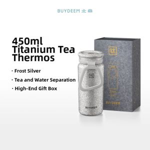 BUYDEEM | Pure Titanium Portable Insulated Tea Cup