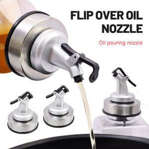 Oil Bottle Stopper Sealing and Leak Proof Food Grade Rubber Plastic Nozzle Oil Bottle Stopper Dispenser Kitchen Small Tools