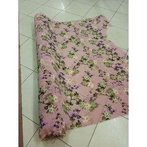 Kain ceruty babydolbahan shifon ceruti motif harga per 50cm