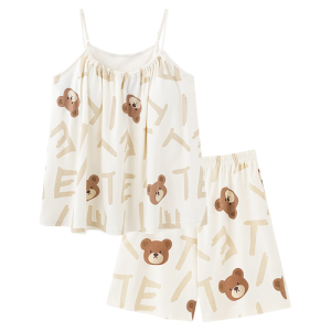 Bộ đồ ngủ nữ MiiOW bằng ren lụa gợi cảm thoải mái - Mùa hè