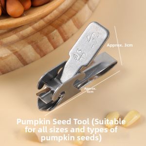 SILITA | Pine Nut Shell Cracker Claw Stainless Steel