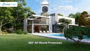 TP-Link Tapo C530WS 3K 5MP Live View Outdoor Pan/Tilt Security Wi-Fi Camera With Two-Way Audio | IP66 Weatherproofing | Starlight Color Night Vision | Support Up To 512GB