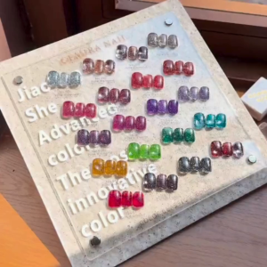 GEMIRA NAIL 20 สี ชุดยาทาเล็บเจล เจลเพชรหัก เจลแฟลช เจลเลื่อม พร้อมแผนภูมิสีฟรี จัดส่งทันที