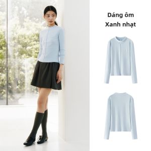 Semir | Áo Thun Cao Cổ Mùa Đông Thiết Kế Thông Minh Mới Thêu Ôm Sát Giảm Béo