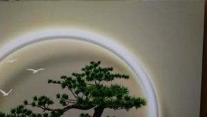 Himalaya Lucky Money Tree & Deer Falls Design: A Guide to Frameless Sintraboard Wall Art