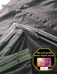 Jaring paranet 95% ukuran 2.5x1 2.5x2 2.5x3 2.5x4 2.5x5 2.5x6 2.5x7 2.5x8 2.5x9 2.5x10 2.5x11 2.5x12 2.5x13 2.5x14 2.5x15 2.5x16 2.5x17 2.5x18 2.5x19 2.5x20 2.5x30 2.5x40 bahan impor