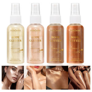 Liquid Body Highlighting Shimmer Oil Makeup: A Guide to 4 Color Glitter Spray Oil Lotion Glow Cosmetics