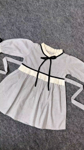 Little Esquina Dress anak perempuan lengan panjang model tunik kode LE 2090