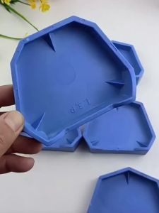 NEW 2/6Pcs Dental Model Base Set Silicone Plaster Model Base Dental Lab Denture Impression Tray Former Base Dentist Tools