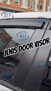 Proton SAGA VVT 2016-2025 MC2 MC3 /Saga Premier Door Visor Move /Rear Windscreen Visor Shark Wind Deflector (4PCS)