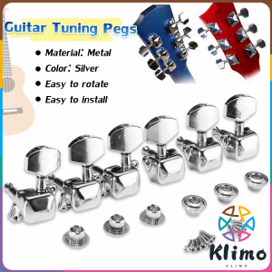 Klimo Guitar String Tuning Pegs Metal Guitar String Button Guitar Knob