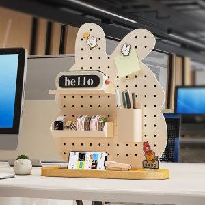ชั้นวางของแบบติดโต๊ะพิมพ์ด้วยแม่เหล็กแบบตั้งฉาก ไม่ต้องเจาะ สำหรับเด็กและออฟฟิศ เครื่องประดับตกแต่งแบบซ่อน