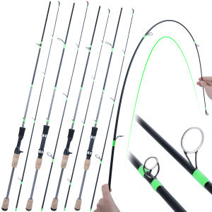 Fishing Rod and Reel Set 5.2:1 Gear Ratio Spinning Fishing Reels High Quality Glass Fiber Spinning Rods for Fishing