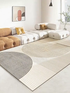 FinesseE พรม 40/50/60/80ซม กำมะหยี่คริสตัล พรมห้องรับแขก ปูพื้นห้อง ตกแต่งสวย ออกแบบกันลื่นที่ด้านล่าง COD