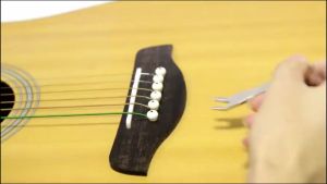 1 Set Saddle Bridge Pins Saddle Senar Nut Gitar Akustik 15 Pcs