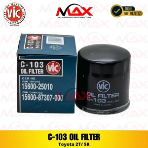 Vic Oil Filter C-103 for Toyota 2T/ 5R
