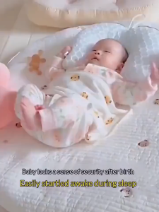 Baby Soothing Pillow Anti-Startle Stuffed Toys For Baby Rings Hand--Held Grip Sleeping Soother Hand Doll Sleep Aid Holding Ring Newborn Comfort Toy