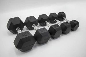 Hexagon Dumbbell 2.5KG/4.5KG Cast Iron Electroplated Non Slip Handle Home Fitness Equipment 1pcs/2pcs Dumbbell Set