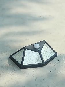 Lampu Solar Cell 100 LED Taman Outdoor Solarcell Tenaga Surya Tembok Dinding Solar Pagar