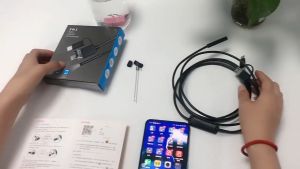 Industrial Endoscope 2 meter long 3-in-1 Pipe Inspection Camera IP67 Waterproof