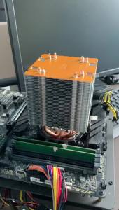 Air Cooling CPU Radiator PC Cooling Fan 4 Heat Pipes for Intel LGA 1700 1200 1150 1151 1155 2011 X79 X99 1366 AMD AM5 AM4