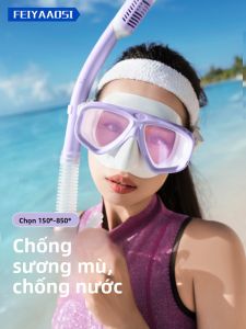 FEIYAAOSI | Snorkeling Mask Diving Goggles Nose Protection Waterproof Anti-Fog High Definition Snorkeling Mask