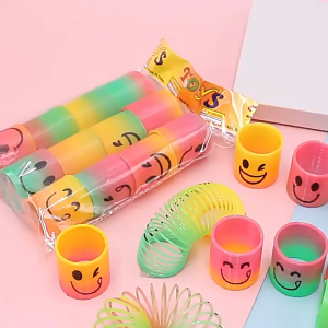 12Pcs Party Gift Rainbow Smile Magic Spring Pack for Party Gift-Loot bag Filler