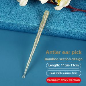 Adult Ear Spoon Soft Head Ear Cleaning Tool Antler Ear Scraper Childrens Ear Spoon Grooming Tools Personal Hygiene Ear Digging