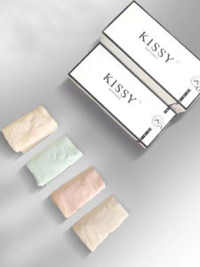 K1ssy Original Authentic Graphene Quantum Antibacterial Bare Elastic Underwear Womens Traceless Mid Waist Modal Four Pack