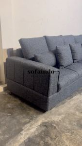 Sofa Sudut L Minimalis - PARIS (bisa tukar posisi custom ukuran)