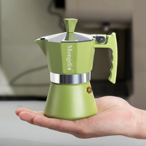 MONGDIO | Bộ Đun Pha Cà Phê Moka Mini & Đế Đun Nóng