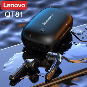 Original Lenovo QT81 TWS Wireless Headphone Stereo Sports Waterproof Earbuds Hifi Headsets With Mic Bluetooth Earphones HD Call