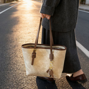 Korean Japanese Retro Tote Bag Womens 2025 New Fashion Versatile Single Shoulder Underarm Bag Large Capacity Commuter Handbag