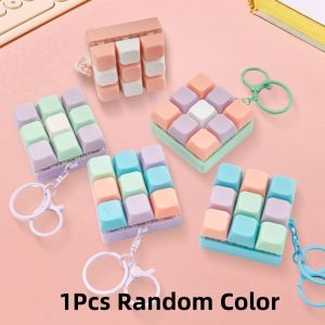 Christmas Gifts 4 Keyboard Key Toy Anti Stress Finger DIY Button Keycap Creative Bag Pendant Fidget Decompression Stress Relief