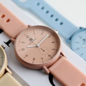 PhiLipe Ricci Jam Tangan Wanita Analog Karet Cewek Kecil Quartz Terbaru New Arrival 6231 Free Box