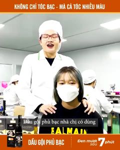 Dầu gội phủ bạc dầu gội nhuộm tóc thảo dược dầu gội đen tóc thảo dược an toàn không hóa chất - Life Style 4U