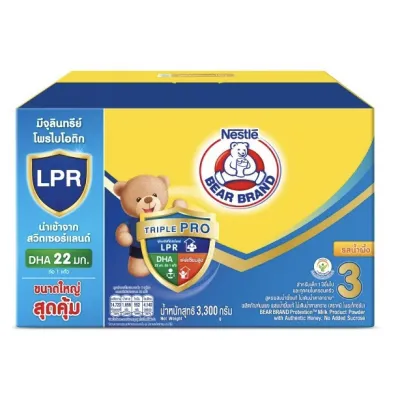 หมี3 3000กรัม รสน้ำผึ้ง อายุยาว