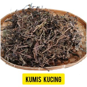 Kumis kucing kering - bunga kumis kucing - teh herbal kumis kucing - pemecah batu ginjal - minuman kesehatan alami