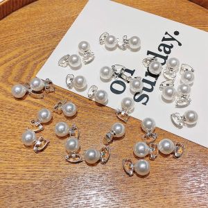 คลิปติดผมรูปมุกสีแดงสำหรับเด็กผู้หญิง เครื่องประดับผมสไตล์เจ้าหญิง คลิปติดผมแบบทันสมัย แบรนด์ Shangxuan Beauty