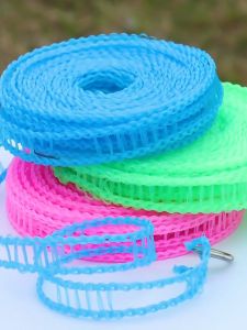 8/10M Tali Jemuran 5m Tali Jemuran Baju Kait 5 m Serbaguna Portable