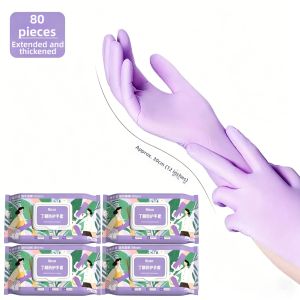 RUYI | Food Grade Kitchen Cleaning Durable Extended Nitrile Gloves