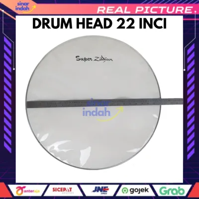 DRUM HEAD MIKA UKURAN 22 inci Inch Super Import