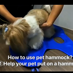 Pet Grooming Hammock Dog Cat Restraint Sling Grooming Tool Nail Trimming Bathing Cleaning Hair Cutting